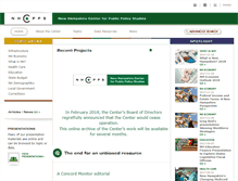 Tablet Screenshot of nhpolicy.org